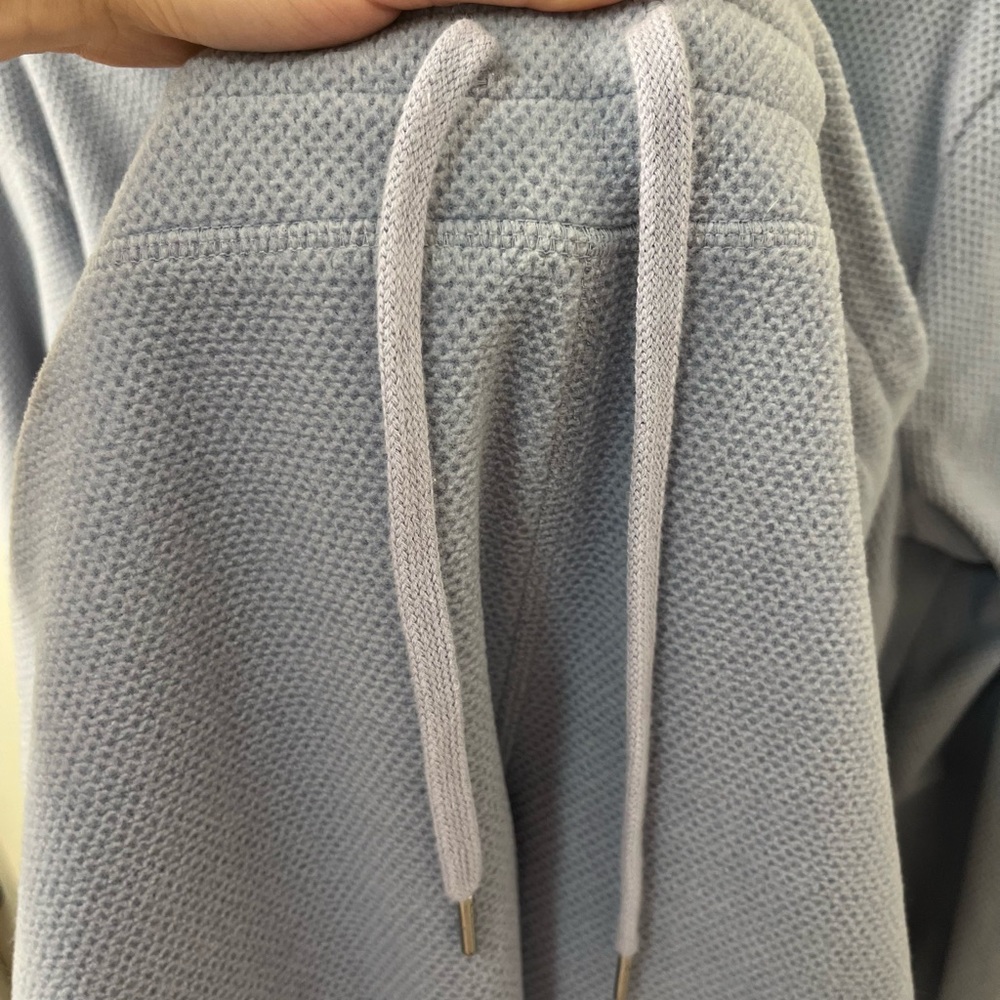 Joe Fresh XS Women's Waffle Knit Light Gray Matching Coord Jogger Set - Picture 8 of 10